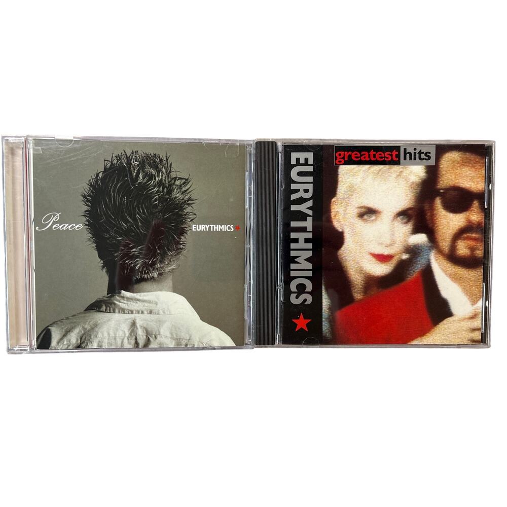 Eurythmics Cd Bundle Greatest Hits & Peace 90s retro music audio sweet dreams